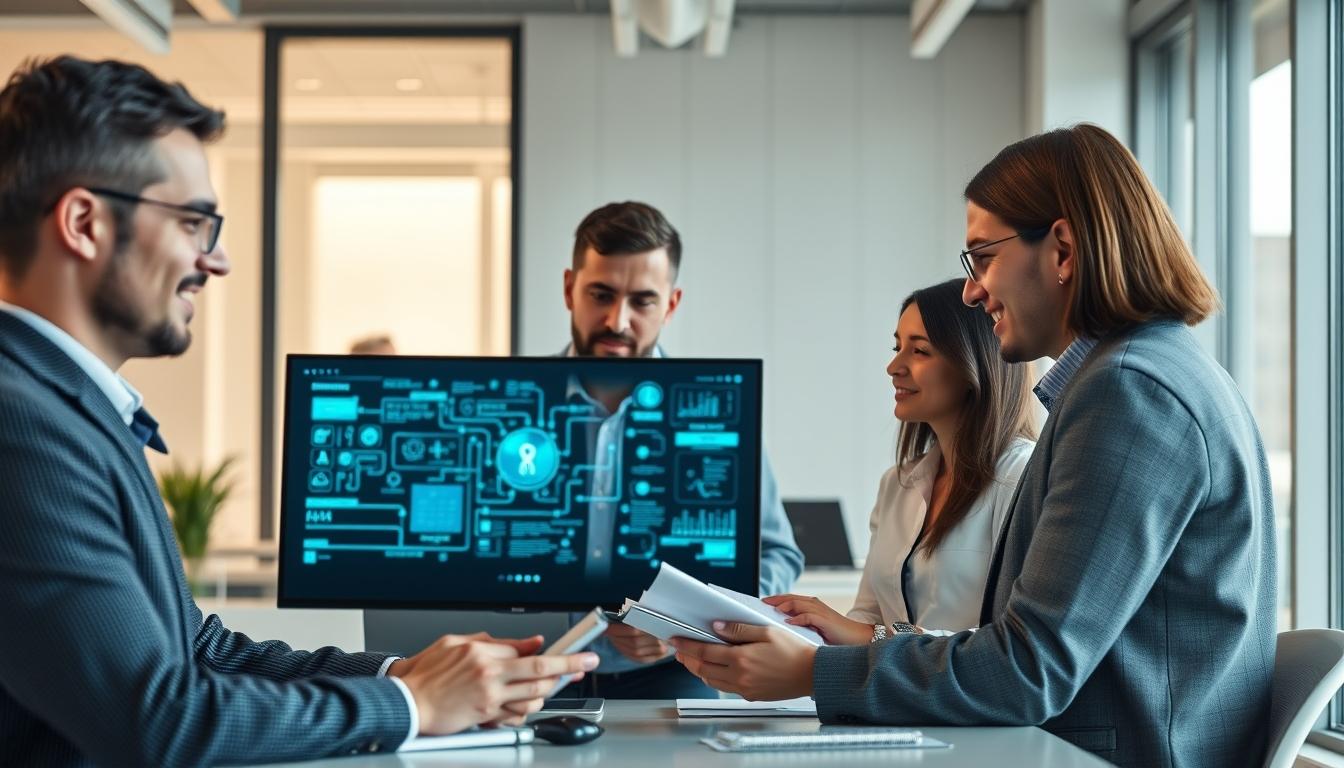 Enterprise software dashboards and business process automation